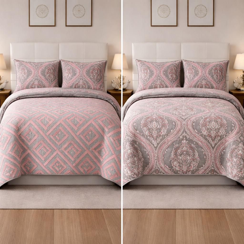 Reversible King Kaarigiri Off Pink