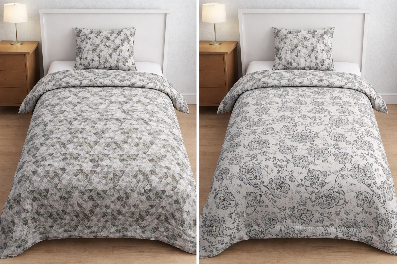 Reversible Single Bed Green-Tri Box