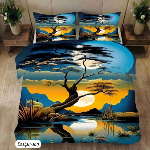 Sunset Lake Nature Bedsheet (Queen)